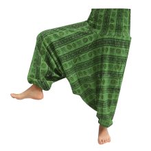 شلوار هیپی یوگا هندی فاق بلند طرح OM کد 3