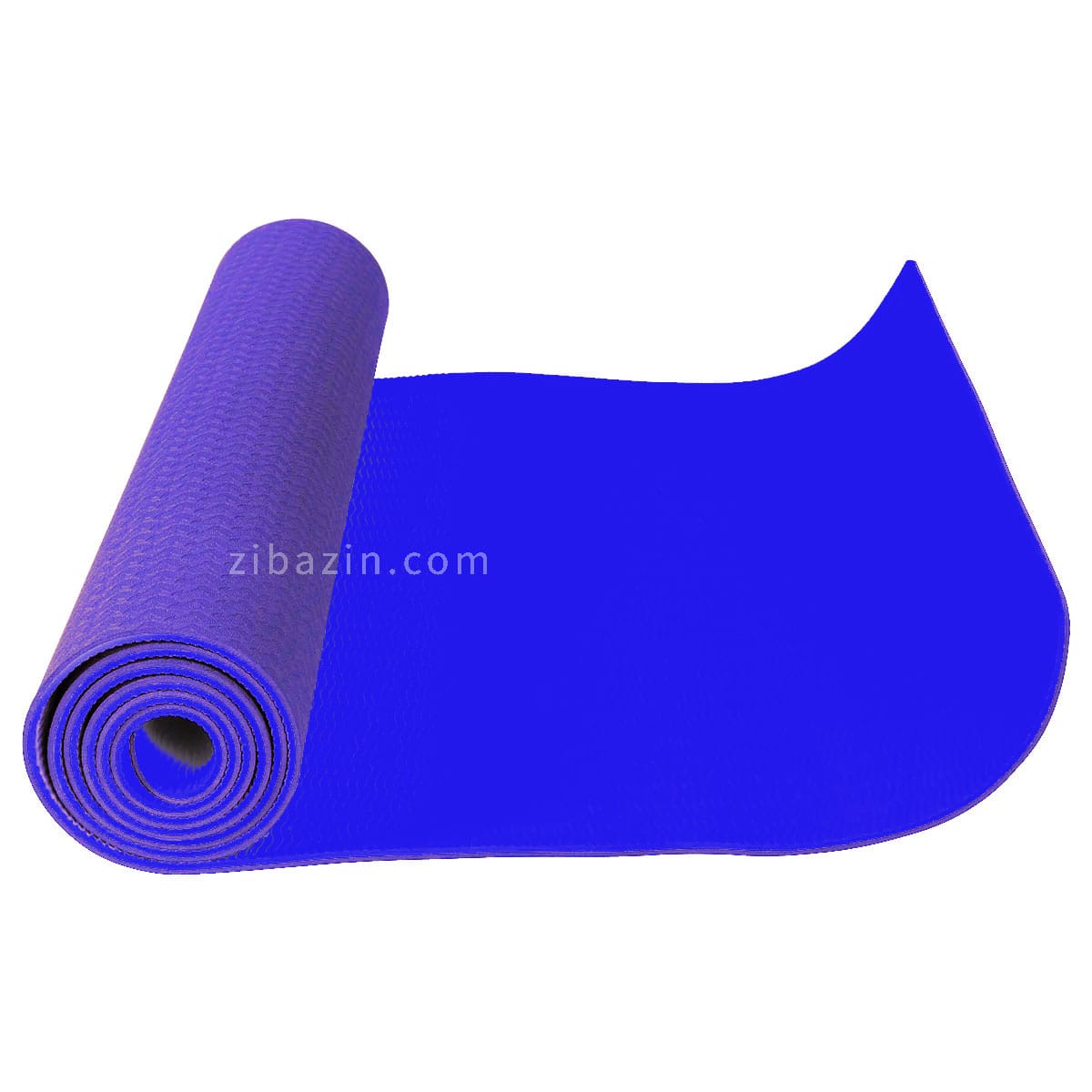 banafsh-sormeie مت یوگا و پیلاتس (TPE) دو لایه 6 میل : بنفش سرمه ای + کاور رایگان - تصویر 1